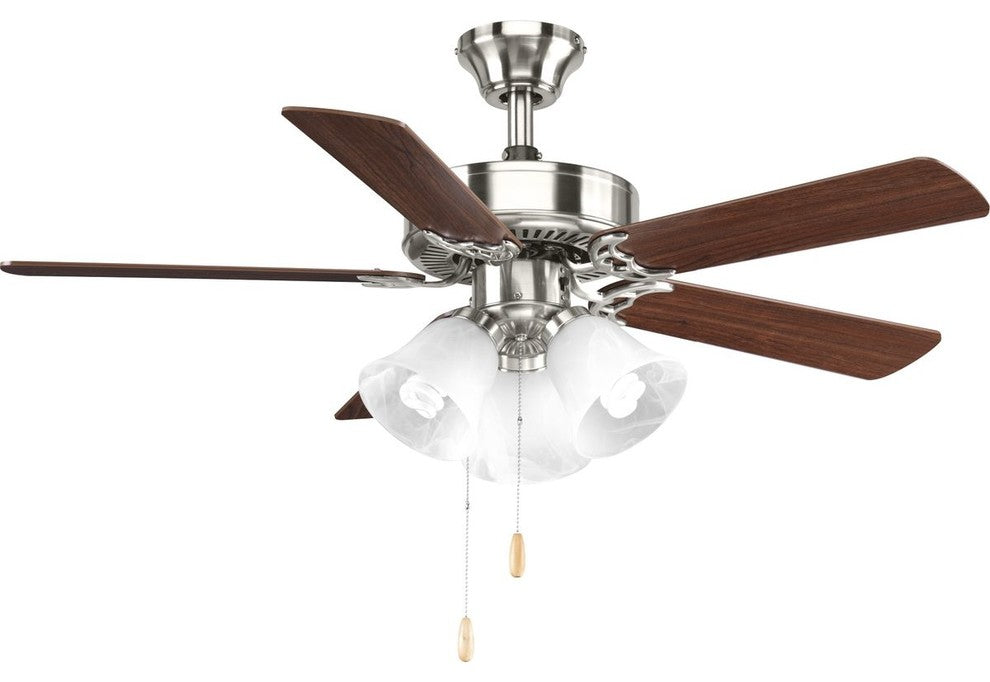 Airpro Builder 42" 5-Blade Ceiling Fan, Brushed Nickel