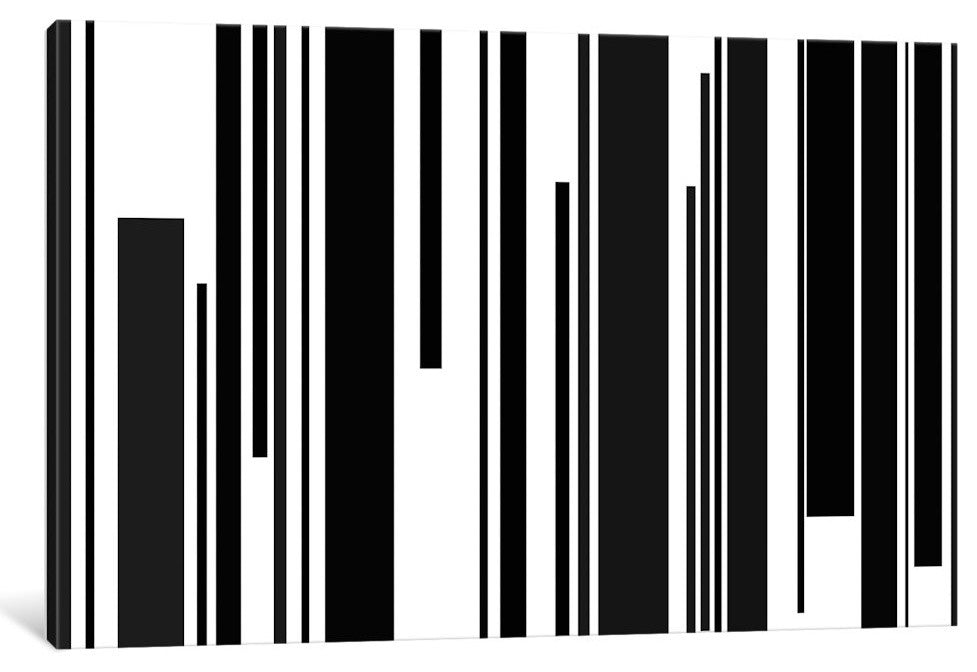 "Black & White Piano Keys" by iCanvas, 26x18x1.5"