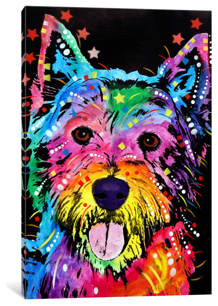 "Westie" Wrapped Canvas Art Print, 26x18x1.5