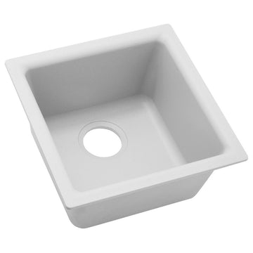 Elkay ELG1616WH0 ELKAY RESIDENTIAL Single Bowl Dual Mount Bar Sink White