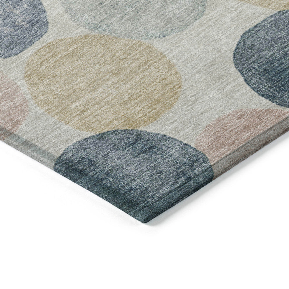 Machine Washable Indoor/Outdoor Chantille ACN1898 Beige 2'6" x 3'10" Rug