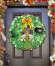 Irish Wreath Wooden Door Hanger