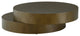 Modrest Grayson Glam Brushed Bronze Metallic Coffee Table