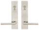 Frankfurt Lever, Tubular Entry, Double Cylinder, Satin Stainless Steel