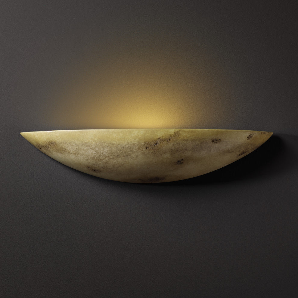 Ambiance Small ADA Sliver, Wall Sconce, Greco Travertine, Incandescent