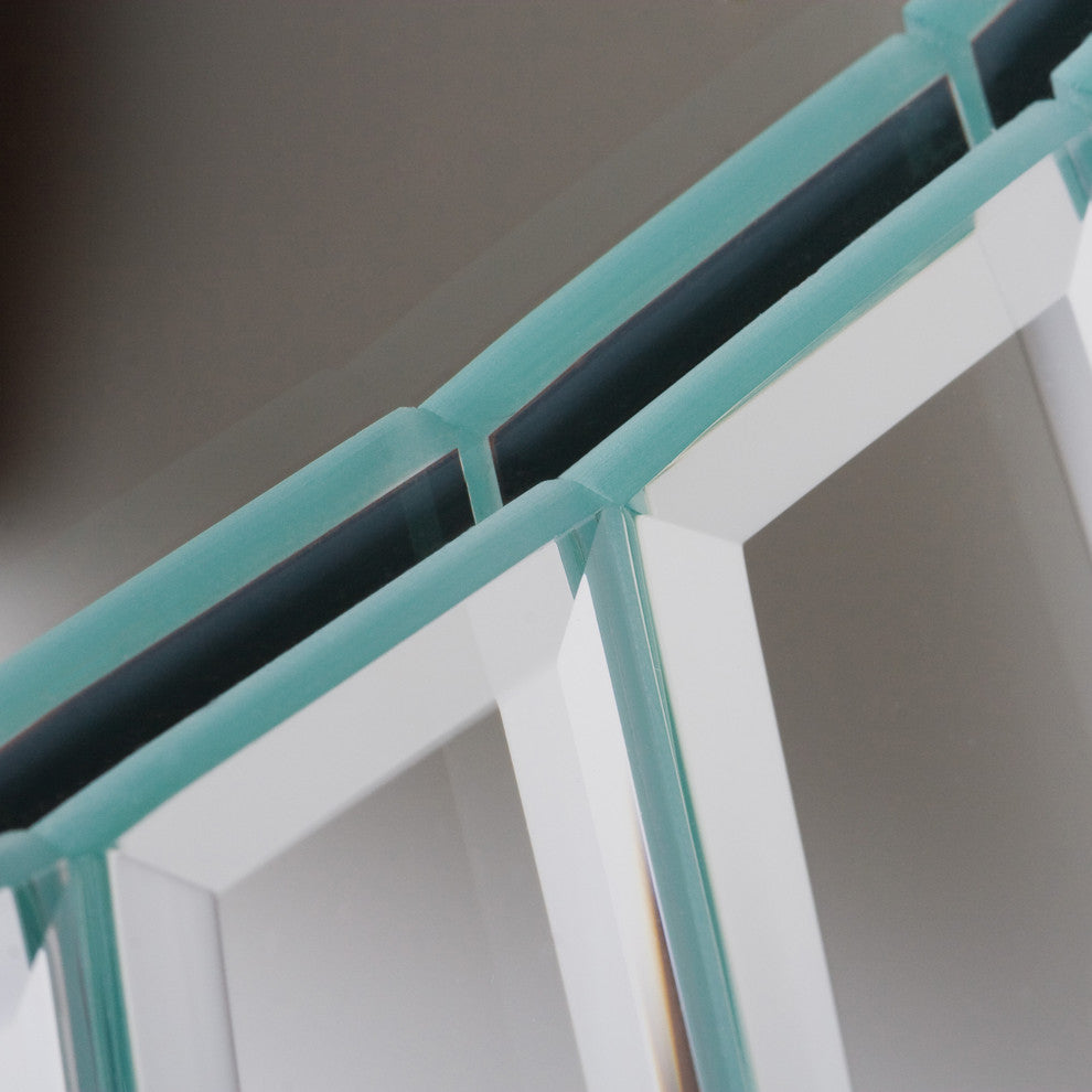 The Glow Modern Frameless Wall Mirror