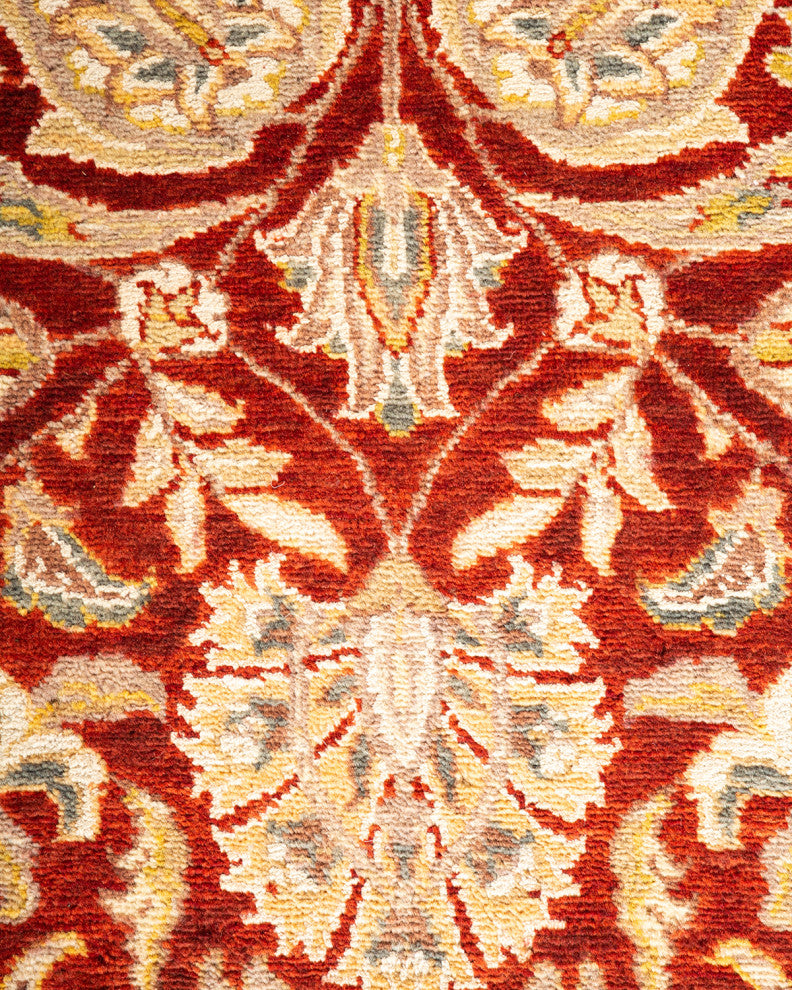 Jhansi, One-of-a-Kind Hand-Knotted Area Rug Red, 8'1"x10'2"