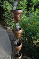 Autumn Oak Rain Chain With Installation Kit, 13 Foot