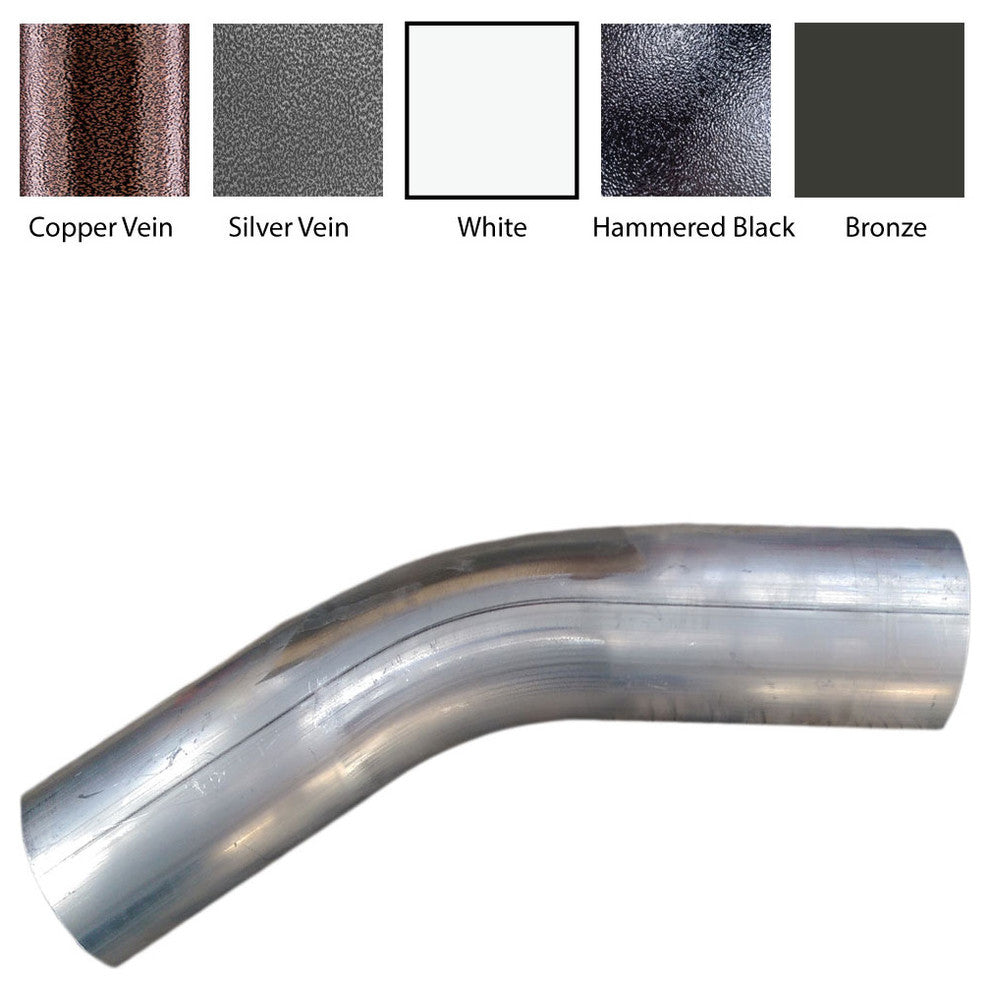 Contractor ADA Handrail 1.9" OD Fixed Elbow for 34 Degree Stairs, White