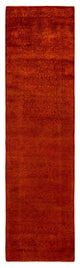 Overdyed One-of-a-Kind Hand-Knotted Area Rug Orange, 2' 7" x 10' 0"