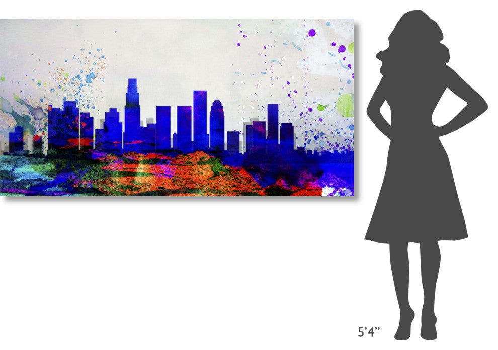 "Los Angeles City Skyline" Fine Art Print