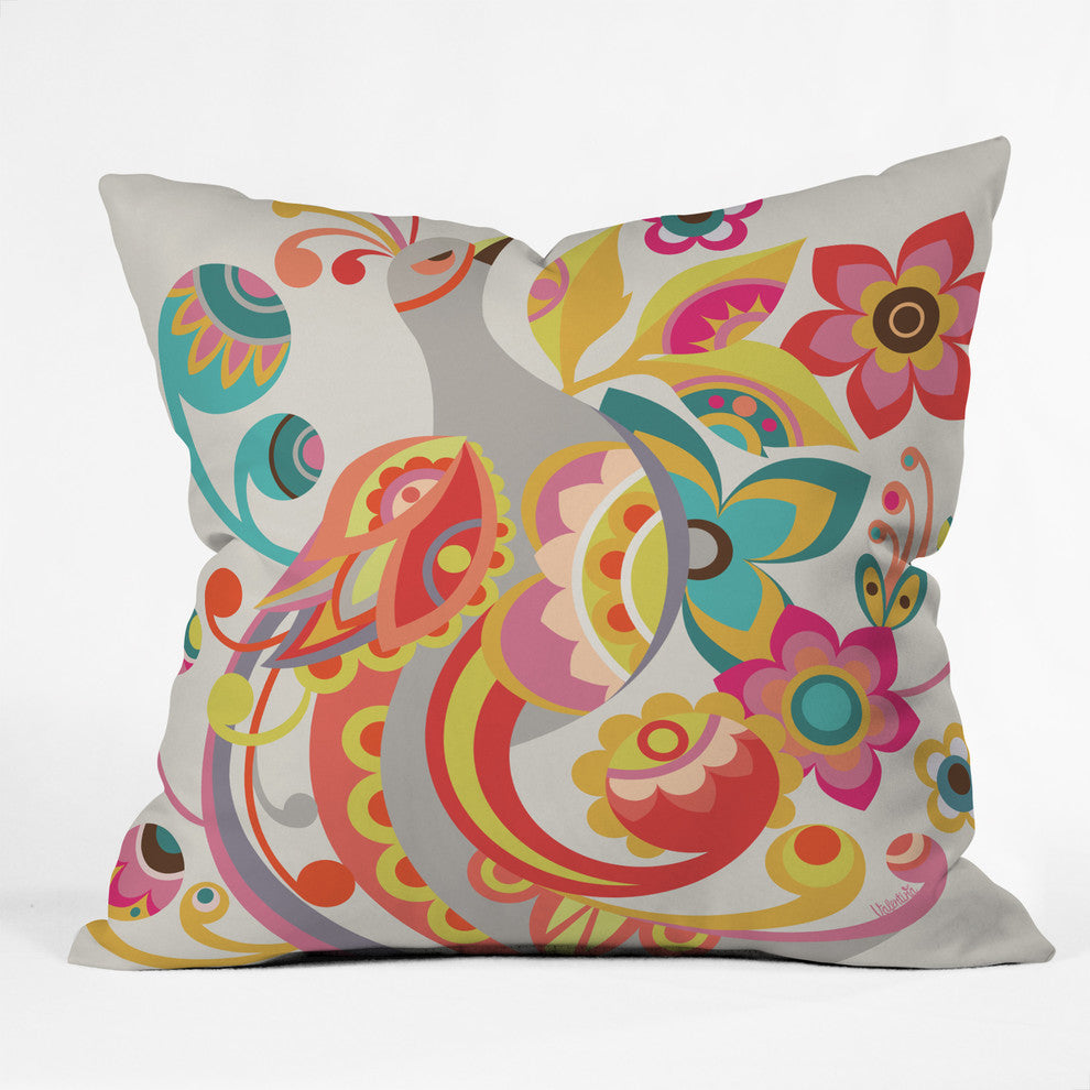 Valentina Ramos Unwavering Avis Outdoor Throw Pillow, 26x26x7