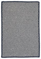 Outdoor Houndstooth Tweed Rug, Navy, 14"x17" Swatch Sample