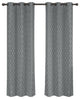 Willow Thermal Blackout Curtains, Set of 2, Gray, 84"x108"
