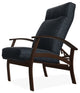 Belle Isle Cushion Outdoor Adjustable Back Chair, Restore Indigo/Kona