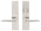 Ecco Lever, Tubular Passage, Privacy Bolt, Left Hand, Satin Stainless Steel
