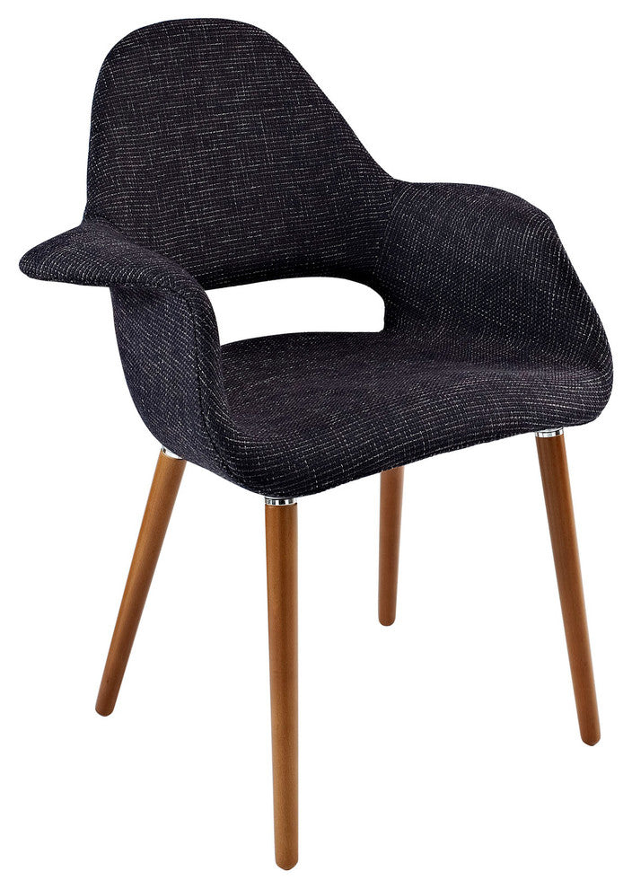 Modern Contemporary Kitchen Dining Armchair Black