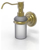 Prestige Que New Wall Mounted Soap Dispenser, Satin Brass