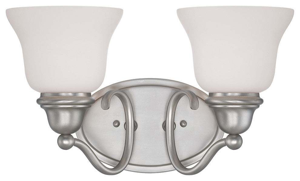 Yates 2 Light Bath Bar, Pewter