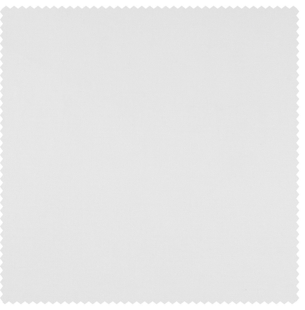 Solid Cotton Blackout Curtain Single Panel, White, 50"x96"