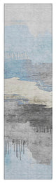 Machine Washable Indoor/Outdoor Chantille ACN1880 Sky 2'3" x 7'6" Runner Rug