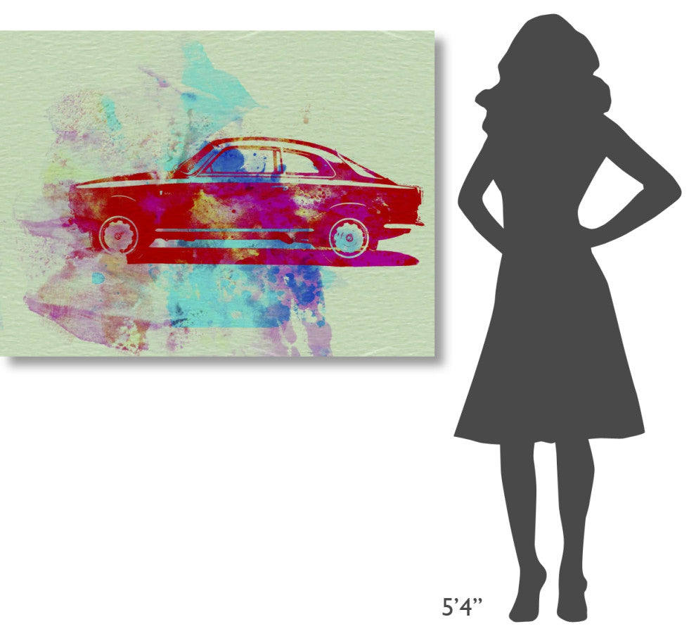 "Alfa Romeo Watercolor 2" Fine Art Print
