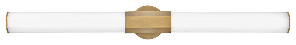 Hinkley Facet Bathroom Vanity Light, Heritage Brass, 40"