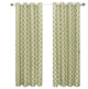 Meridian Room Darkening Grommet Panels, 2PC, Green, 104"x108"