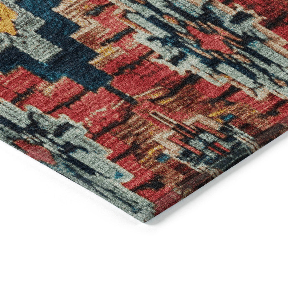Machine Washable Indoor/Outdoor Chantille ACN1891 Rust 2'6" x 3'10" Rug