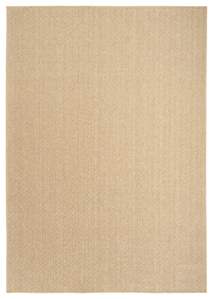 Nourison Tulum 5'3" x 7' Taupe Outdoor Rug