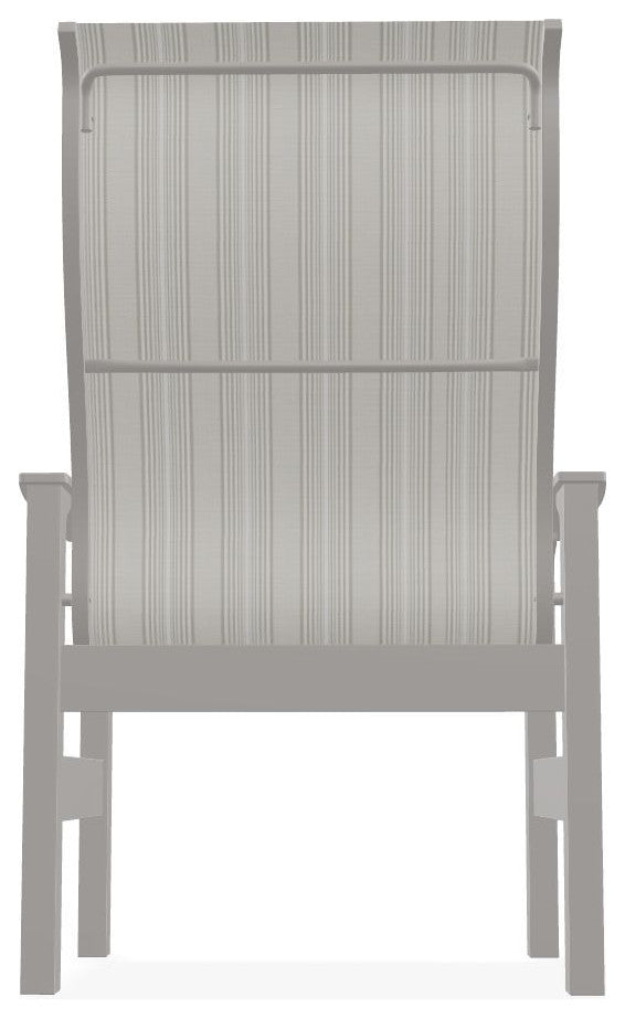 Leeward Sling Outdoor Armchair, Harbor/Warm Gray