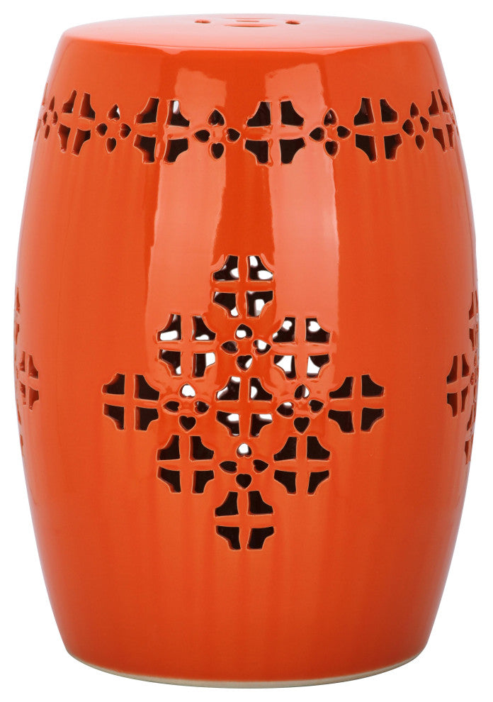 Safavieh Quatrefoil Garden Stool