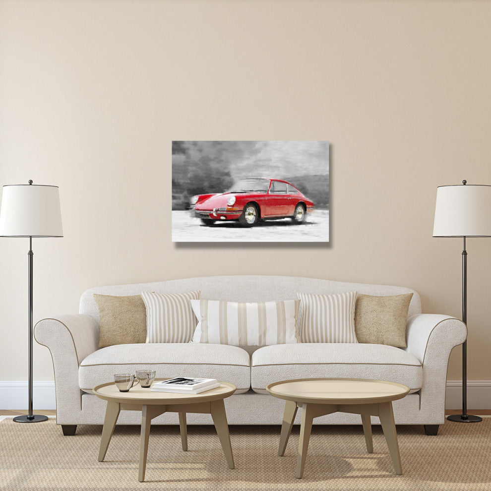 "1964 Porsche 911 Watercolor" Fine Art Print