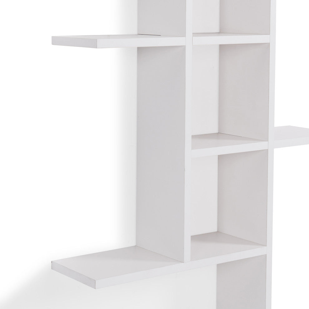 Danya B. Cantilever Cubby Wall Shelf "“ Horizontal or Vertical, White