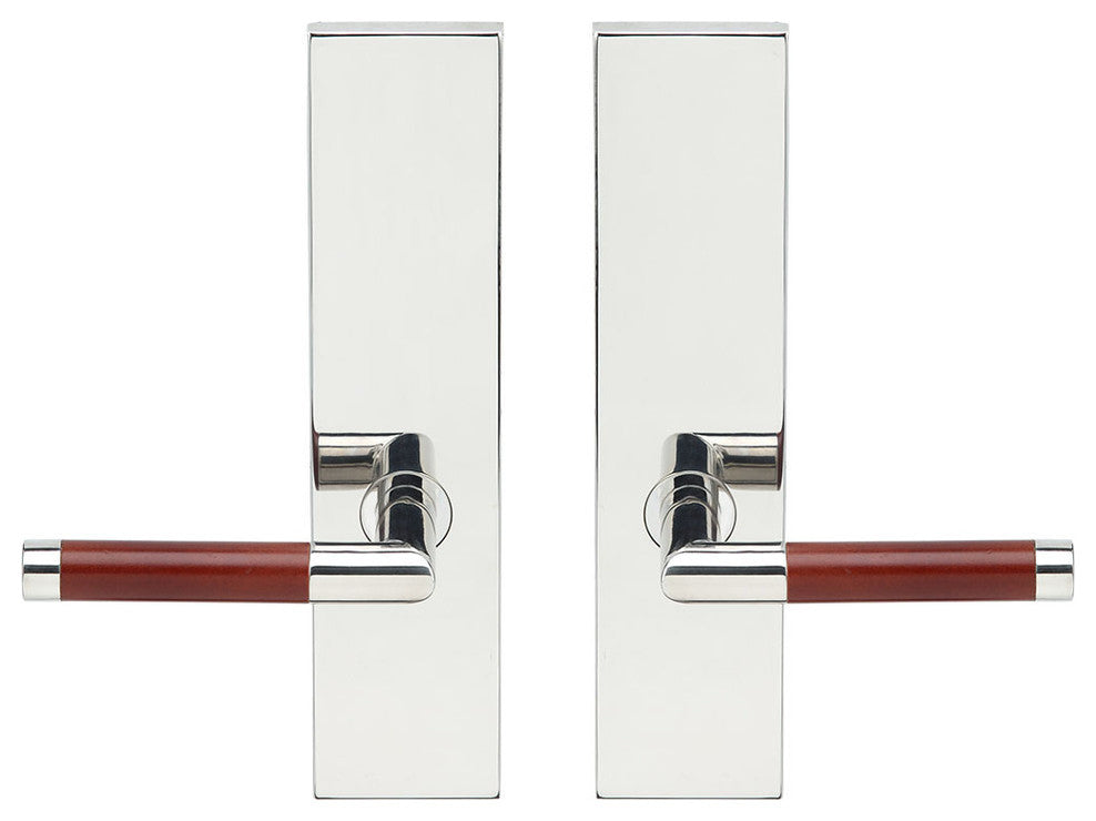 Cabernet Lever, Tubular Full Dummy Pair, Right Hand, Polished Stainless Steel
