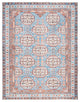 Safavieh Serapi SEP383 Rug Machine-Washable, Light Blue/Brown, 9'x12'