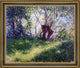 John Leslie Breck Willows Framed Premium Canvas Print, 16"x20"