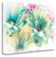"Colored Stars" By Dina Marie,Ready to Hang Giclee Print on Gallery Wrap Canvas