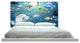 "Underwater Fish" Headboard