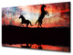 Equestrian Saddle Ink xxIV' ArtPlexi by Ready2HangArt, 16" Hx24" W
