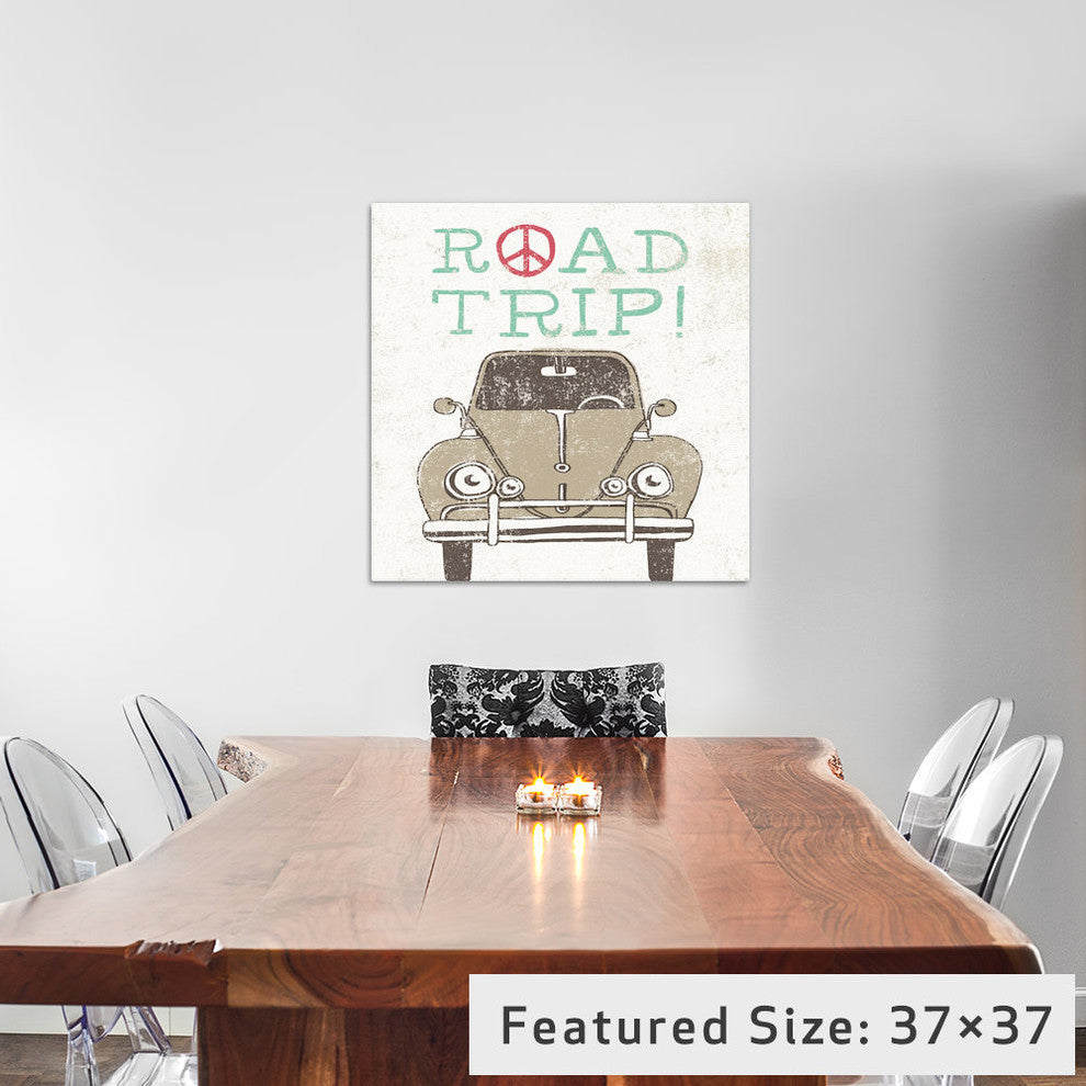 "Road Trip Beetle" by Oliver Towne, 26x26x1.5