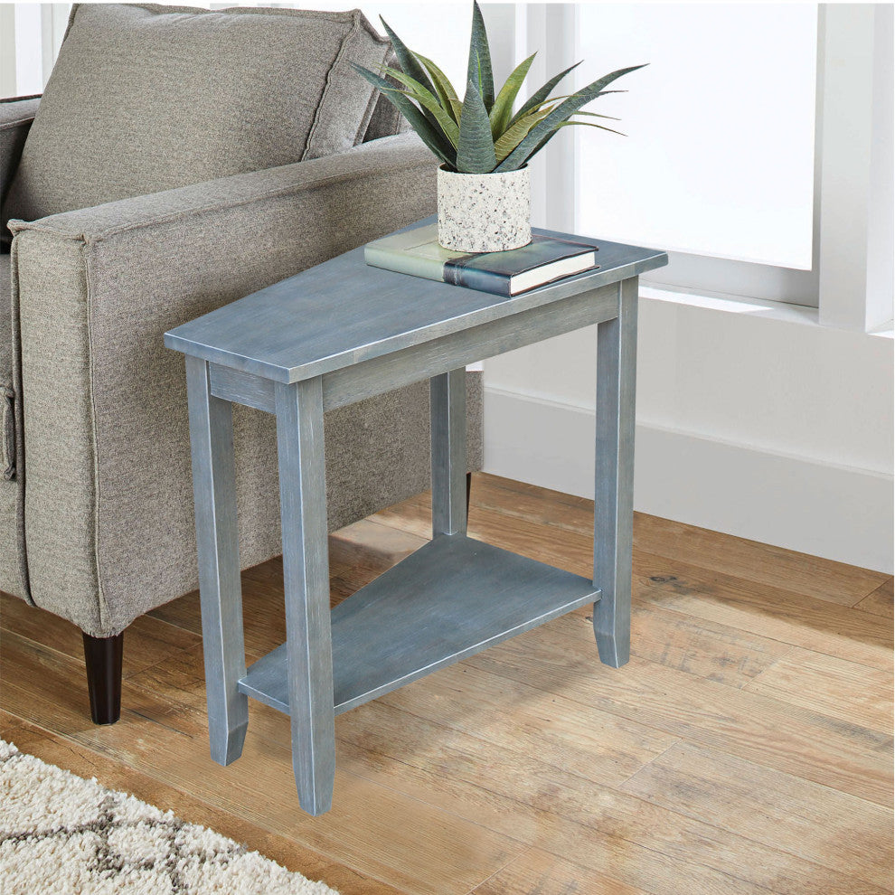 Keystone Accent Table, Heather Grey-Antique Washed