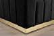 Marlon Velvet Upholstered Sofa, Black