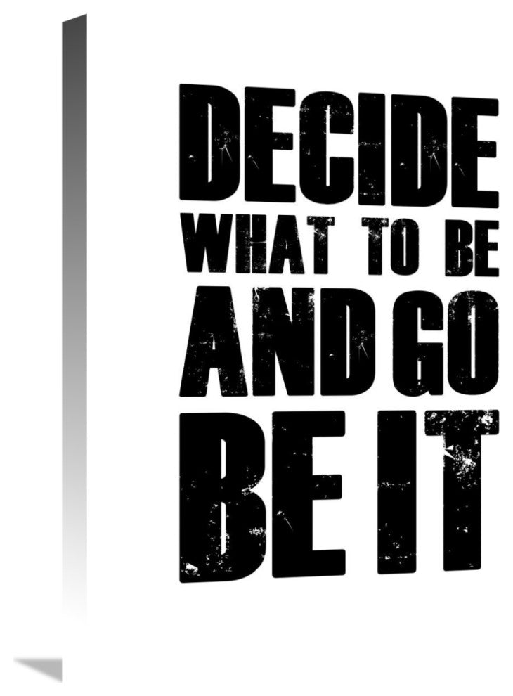"Be It Poster White" Fine Art Print