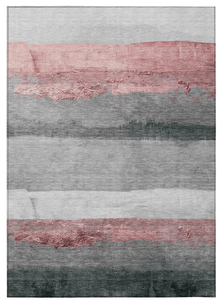 Machine Washable Indoor/Outdoor Chantille ACN1883 Blush 2'6" x 3'10" Rug