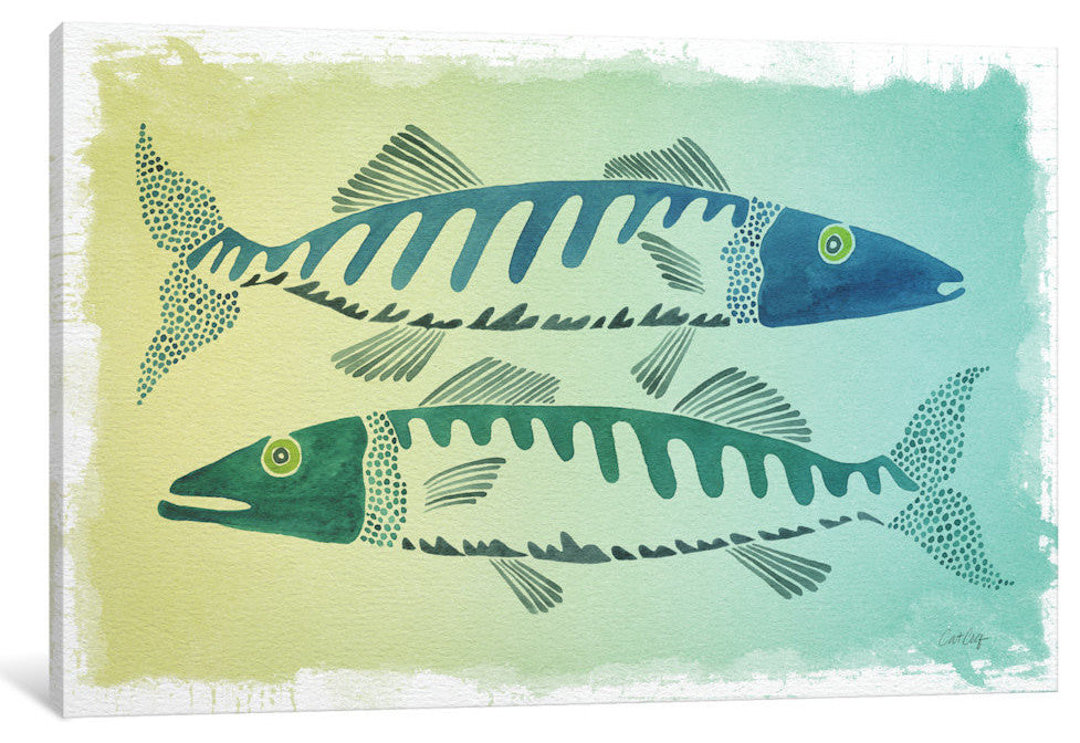 "Fish Artprint" by Cat Coquillette, 26x18x1.5