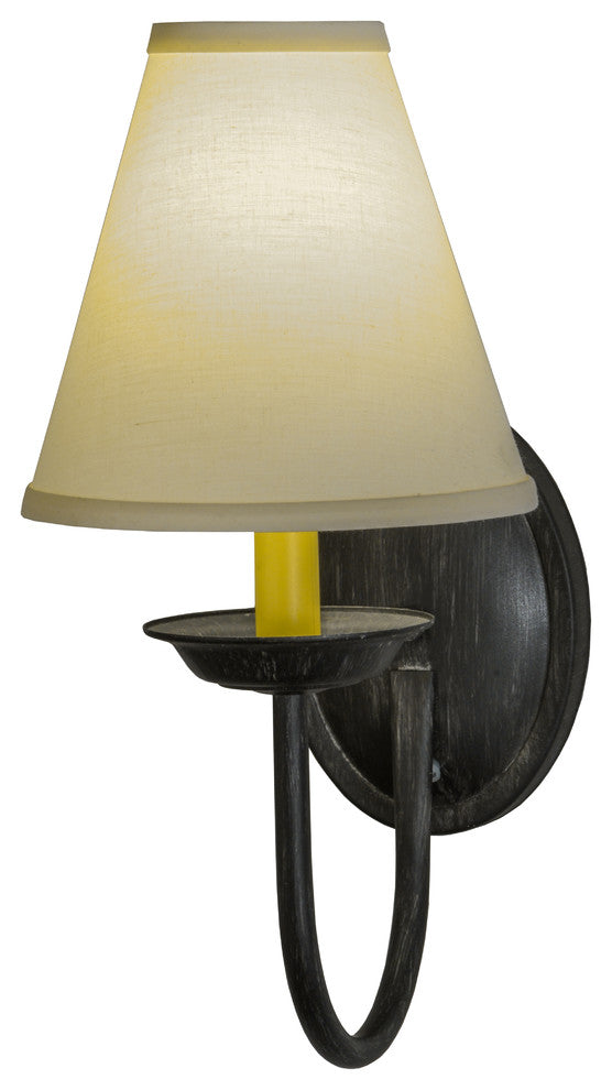 7W Classic W/Fabric Shade Wall Sconce