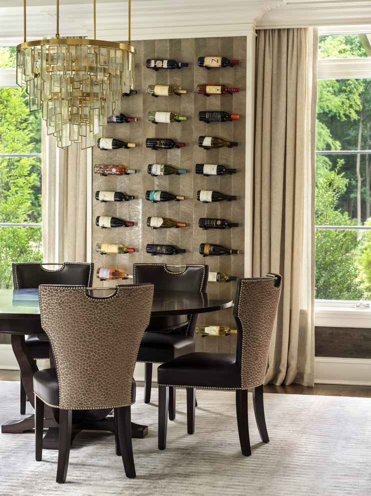 Vino Pins 1 Wall Mounted Wine Rack Peg, Matte Black, Wood Mounting