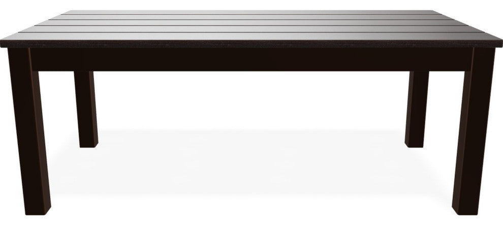 24" x 48" Rectangular Rustic Outdoor Coffee Table, Kona
