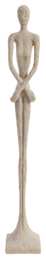 Skinny Female Sculpture, Roman Stone, Small